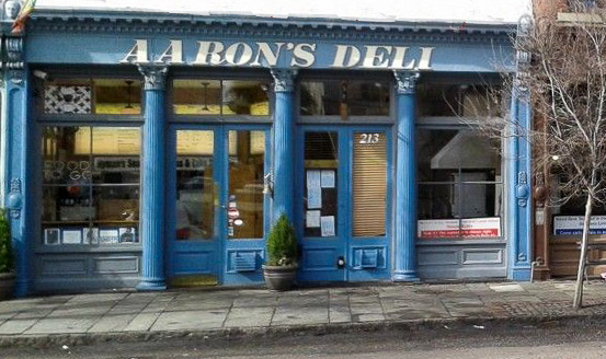 Fun things to do in Charleston : Aaron's Deli in Business District. 