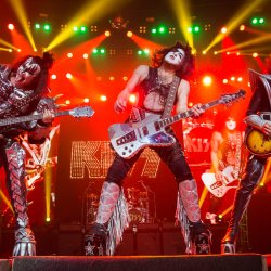 Kiss performance in North Carleston, SC. 