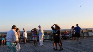 Moonlight Mixer dancing in Folly Beach SC. 