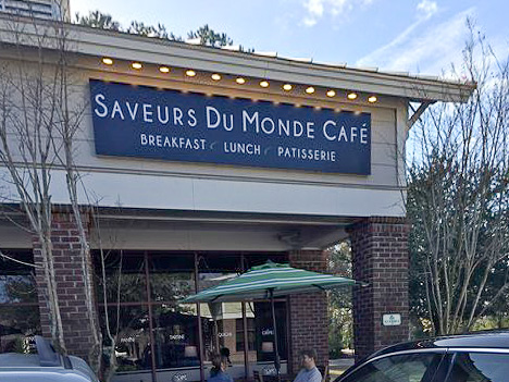 Fun things to do in Charleston : Saveurs Du Monde Cafe at Belle Station